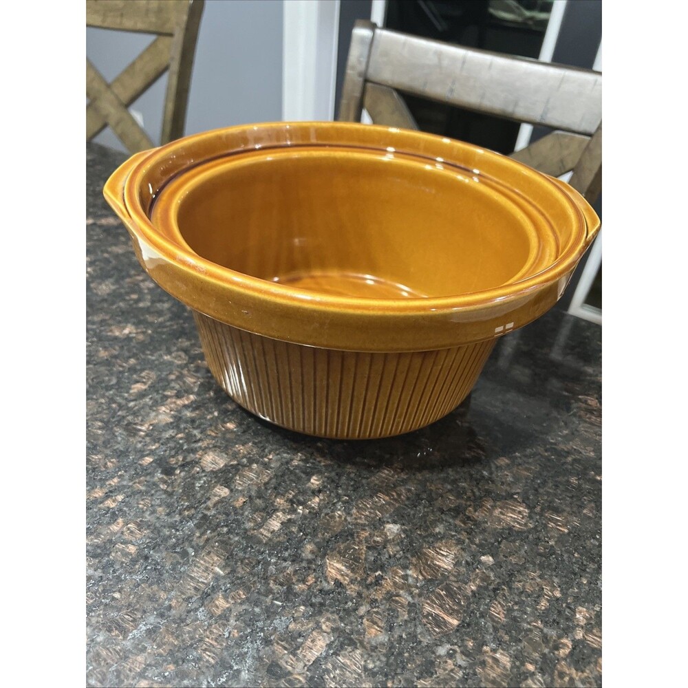 Rival Crock ︱Pot ︱Slow Cooker 3355 ︱Insert Only︱Brown︱Replacement